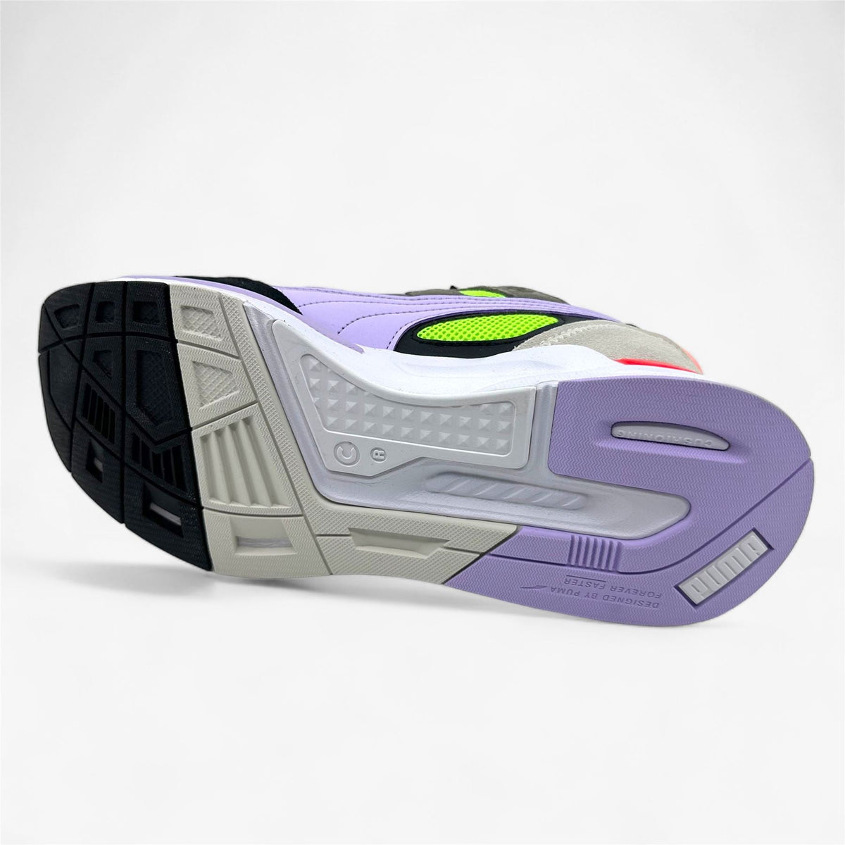 PUMA Mirage Sport Remix Black Light Lavender Womens Athletic Sneaker