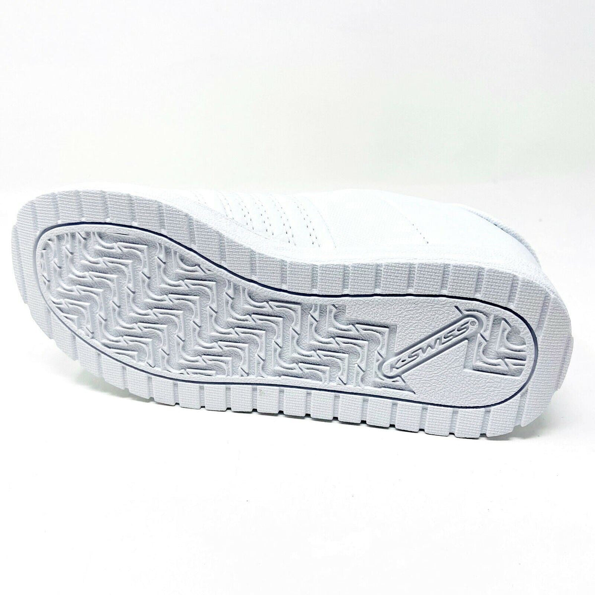 K-Swiss Wolert White Black Child Kids Casual Shoes Sneakers 51376102