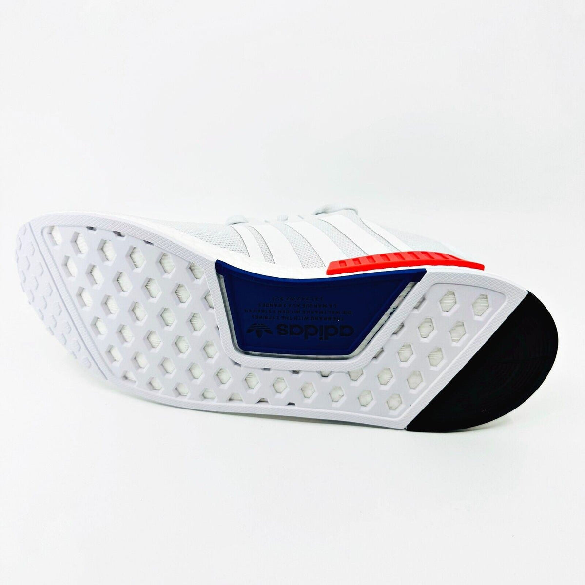 Adidas Originals NMD R1 Cloud White Bright Red Mens Running Shoes IF8028