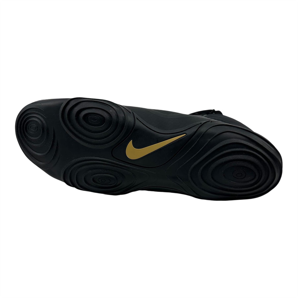 Nike Hypersweep Black Metallic Gold Mens Athletic Sneaker