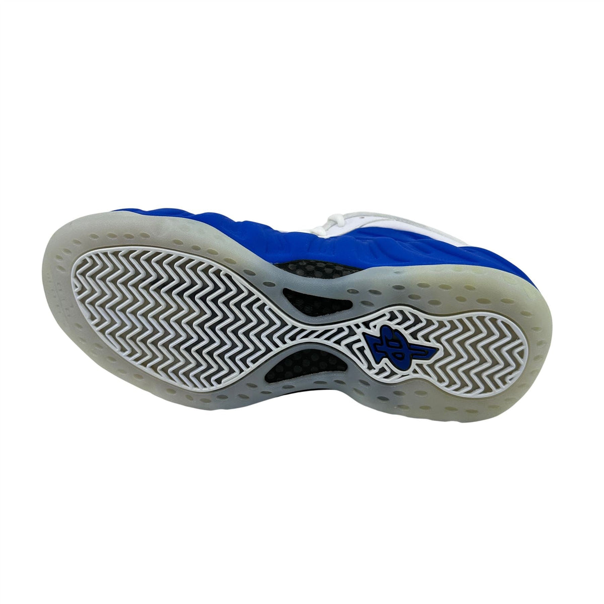 Nike Air Foamposite One White Game Royal Blue Womens Athletic Sneaker