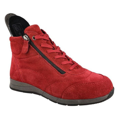 Womens Extra Wide Fit Boots by Flat DB Shoes - Lace up