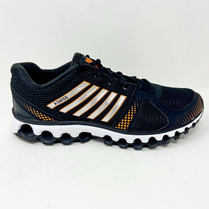 K-Swiss X-160 CMF Black Orange Popsicle Mens Size 9.5 Sneakers 03524 076