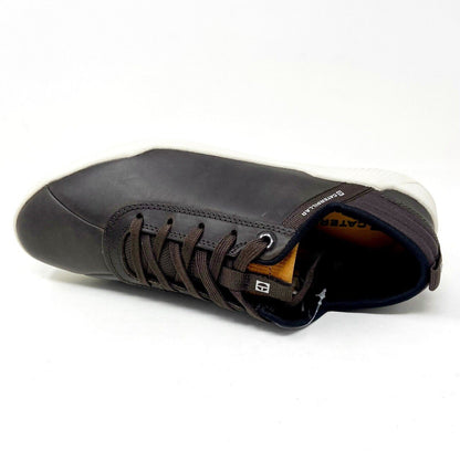 Caterpillar CAT Hex Coffee Bean Brown Mens Leather Shoes Sneakers P724186