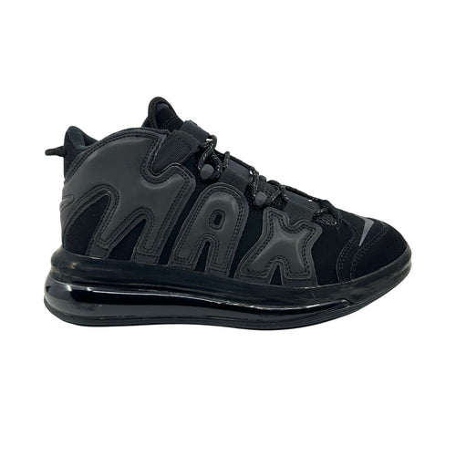 Nike Air More Uptempo 720 QS 1 Black Metallic Womens Athletic Sneaker