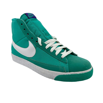 Nike Blazer SP Green White Varsity Purple Mens Athletic Sneaker