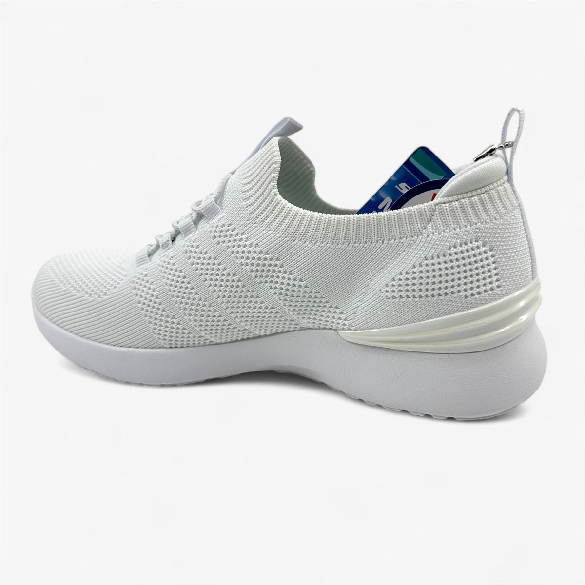 Skechers Skecher Air Dynamight Perfect Steps White Mint Womens Sneaker