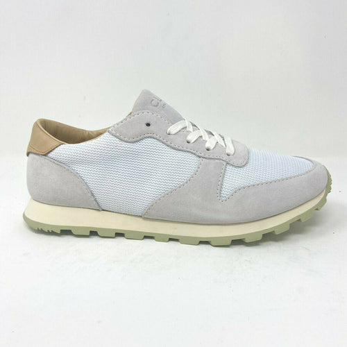 Clae Hayward White Aloe Green Mens Premium Casual Sneakers