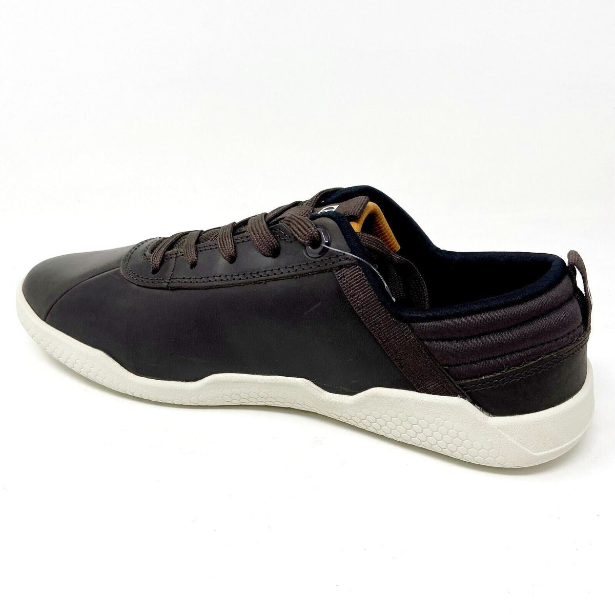 Caterpillar CAT Hex Coffee Bean Brown Mens Leather Shoes Sneakers P724186