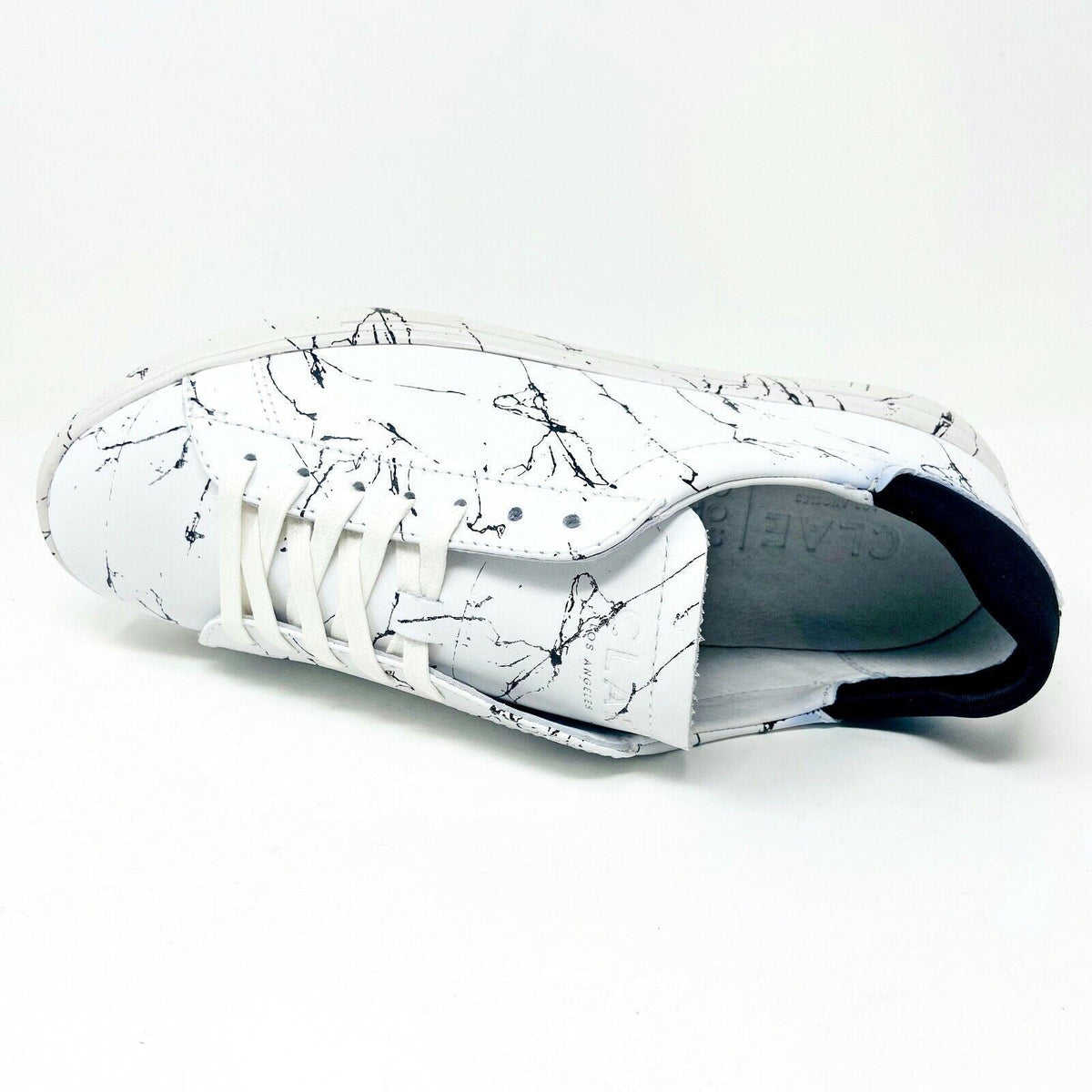 Clae Bradley x Son of Cobra White Black Leather Mens Size 7 Premium  Sneakers