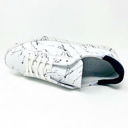 Clae Bradley x Son of Cobra White Black Leather Mens Size 7 Premium  Sneakers