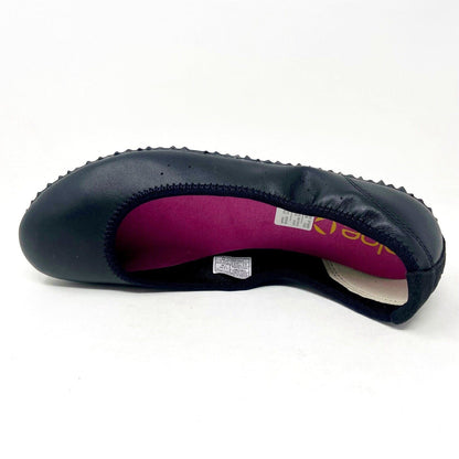 Plae Crosby Black Pink Womens Casual Slip On Leather Flats Shoes 556010 001