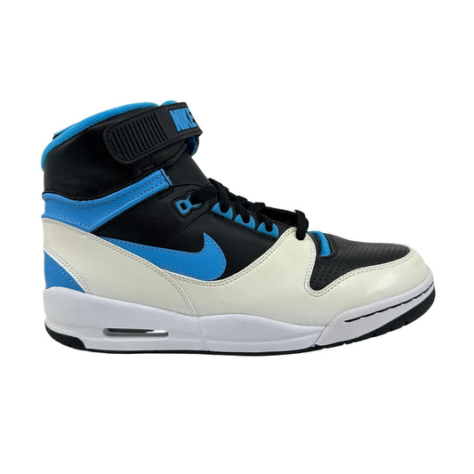 Nike Air Revolution White Vivid Blue Black Mens Athletic Sneaker