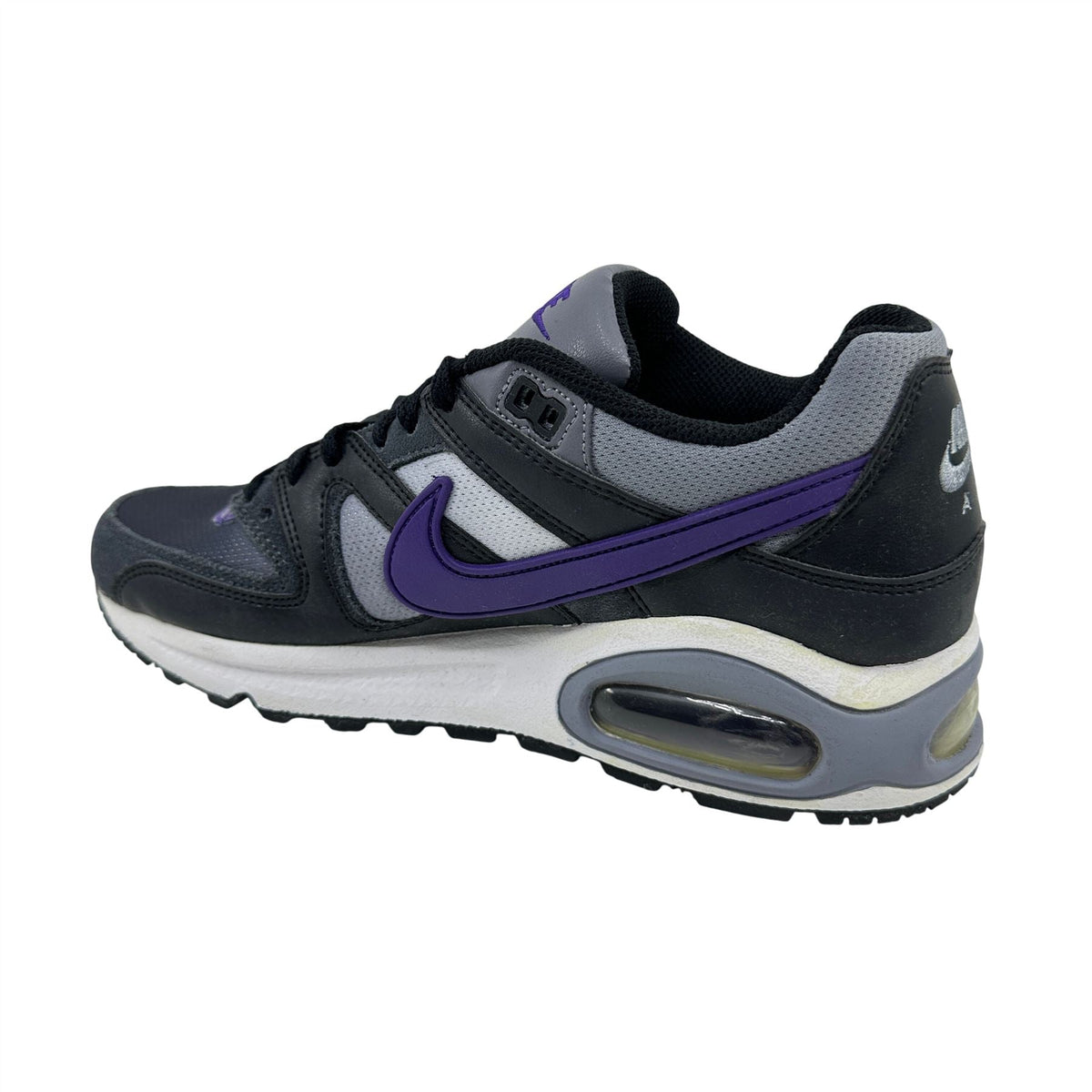 Nike Air Max Command Black Purple Gray Womens Athletic Sneaker