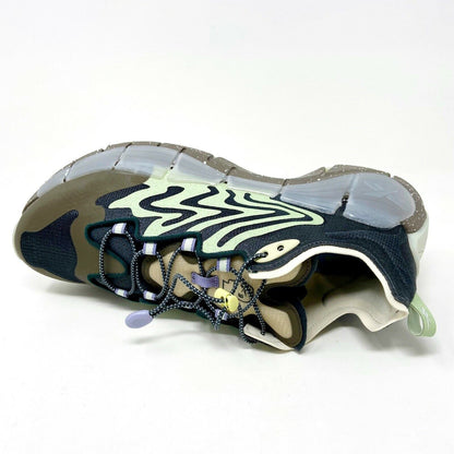 Reebok x Brain Dead Zig Kinetica II Green Grey Mens Running Shoes Sneaker S23890
