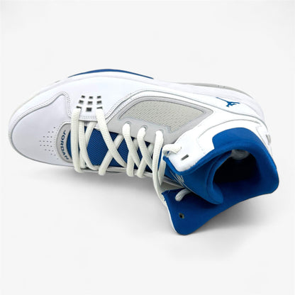 Jordan Flight 23 RST White Military Blue Natural Grey Mens Athletic Sneaker