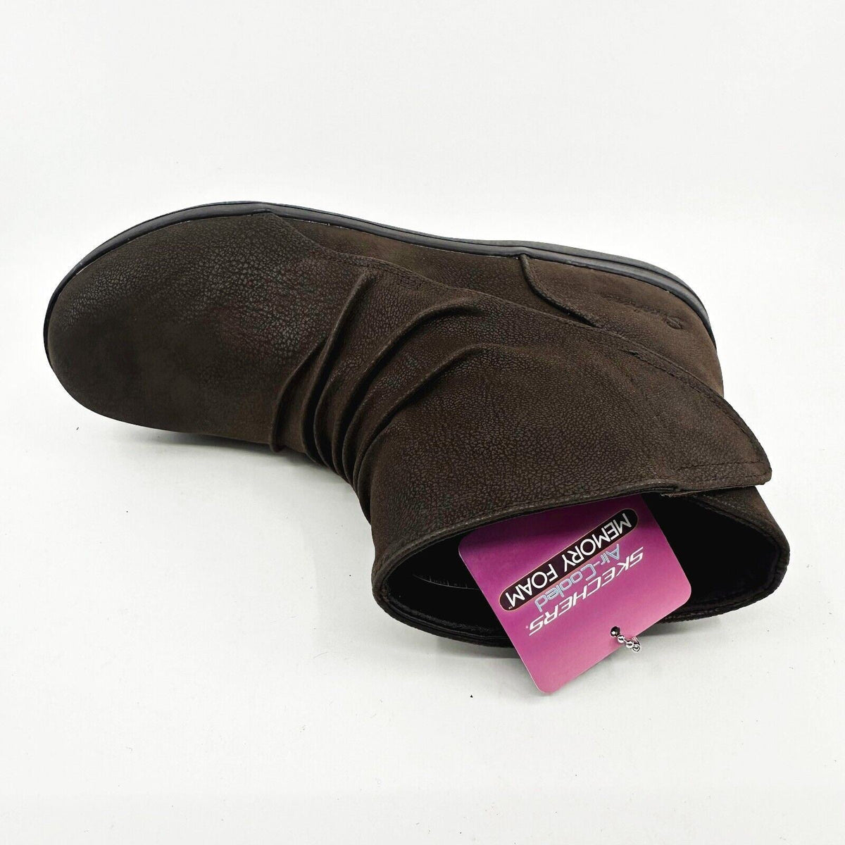 Skechers Lite Step Tricky Chocolate Womens Size 6.5 Ankle Boots