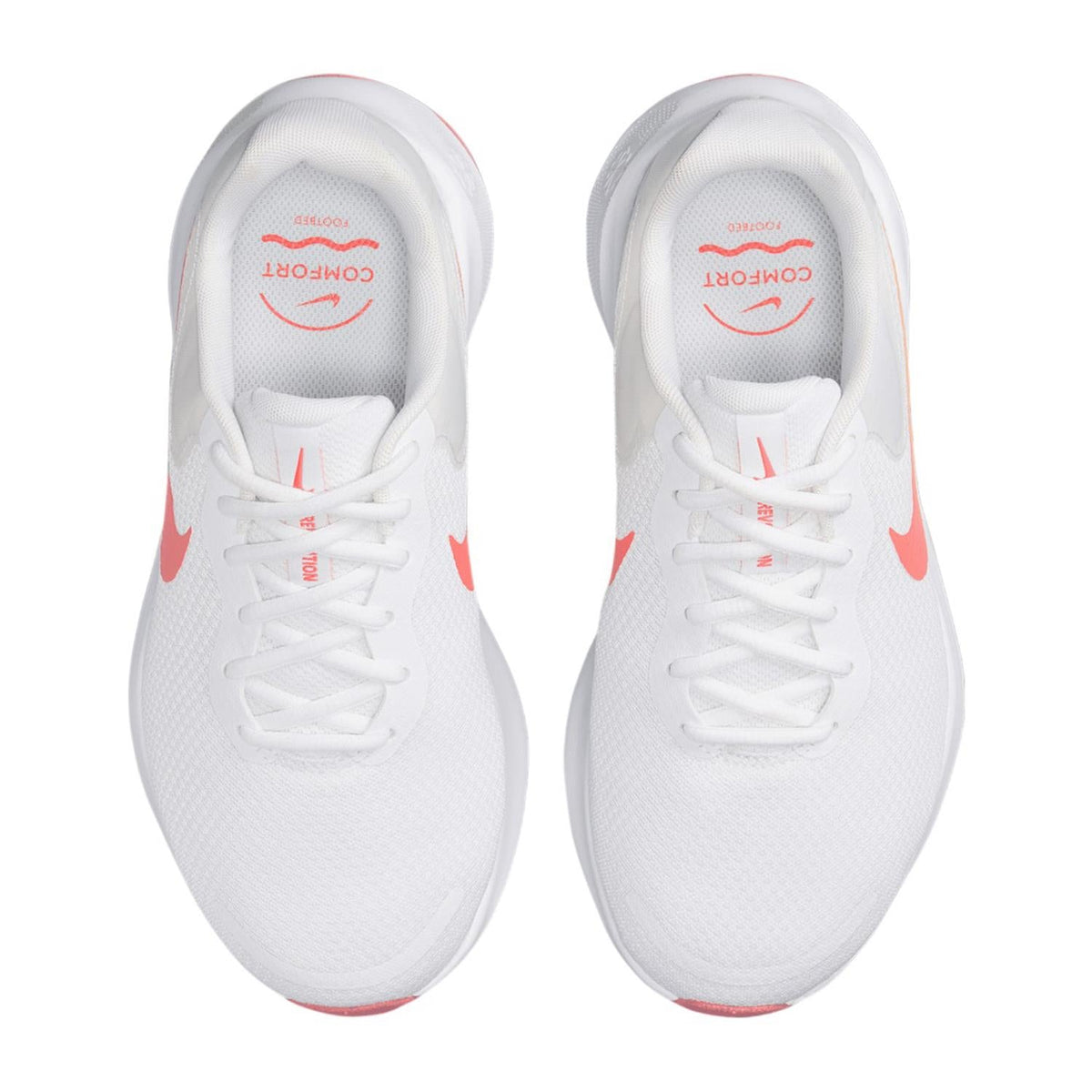Women's Wide Fit Nike FZ6829-100 Revolution 7 Running Trainers
