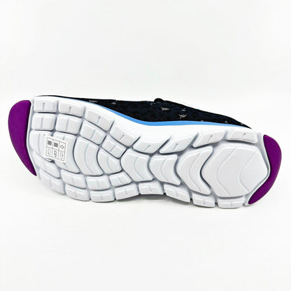 Skechers Flex Appeal 4.0 Rich Flair Black Blue Womens Size 10 Athletic Shoes