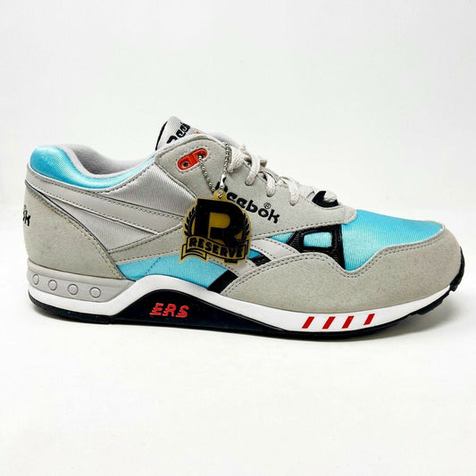 Reebok ERS 2000 OG Steel Gray Blue Red Mens Retro Trainer Sneaker V55124