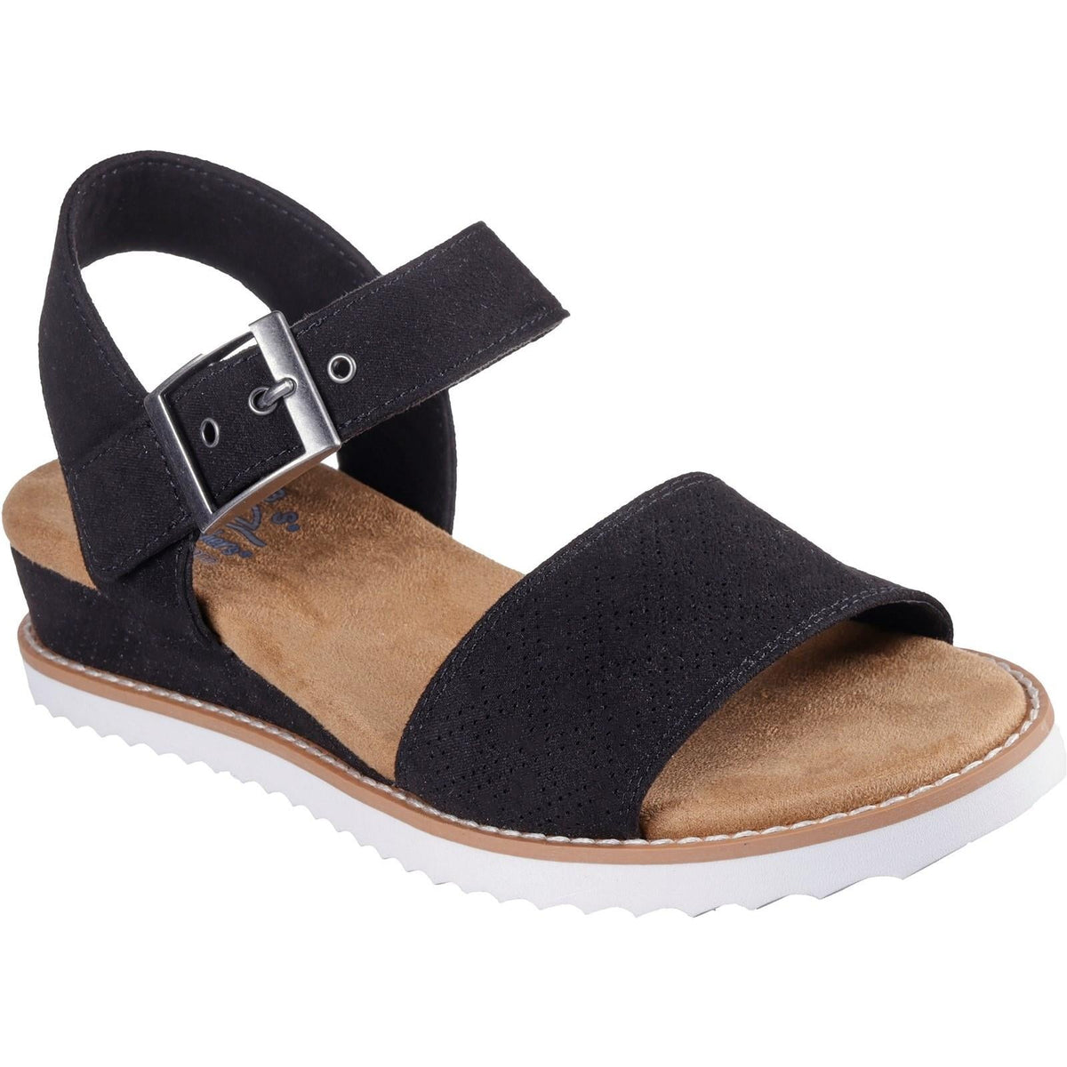 Women's Wide Fit Skechers 114147 Bobs Desert Kiss Serendipitous Sandals