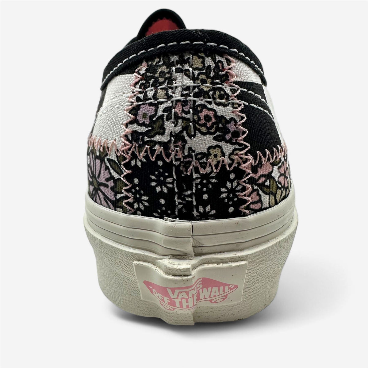 VANS Authentic (Patchwork Floral) Marshmallow Womens Athletic Sneaker