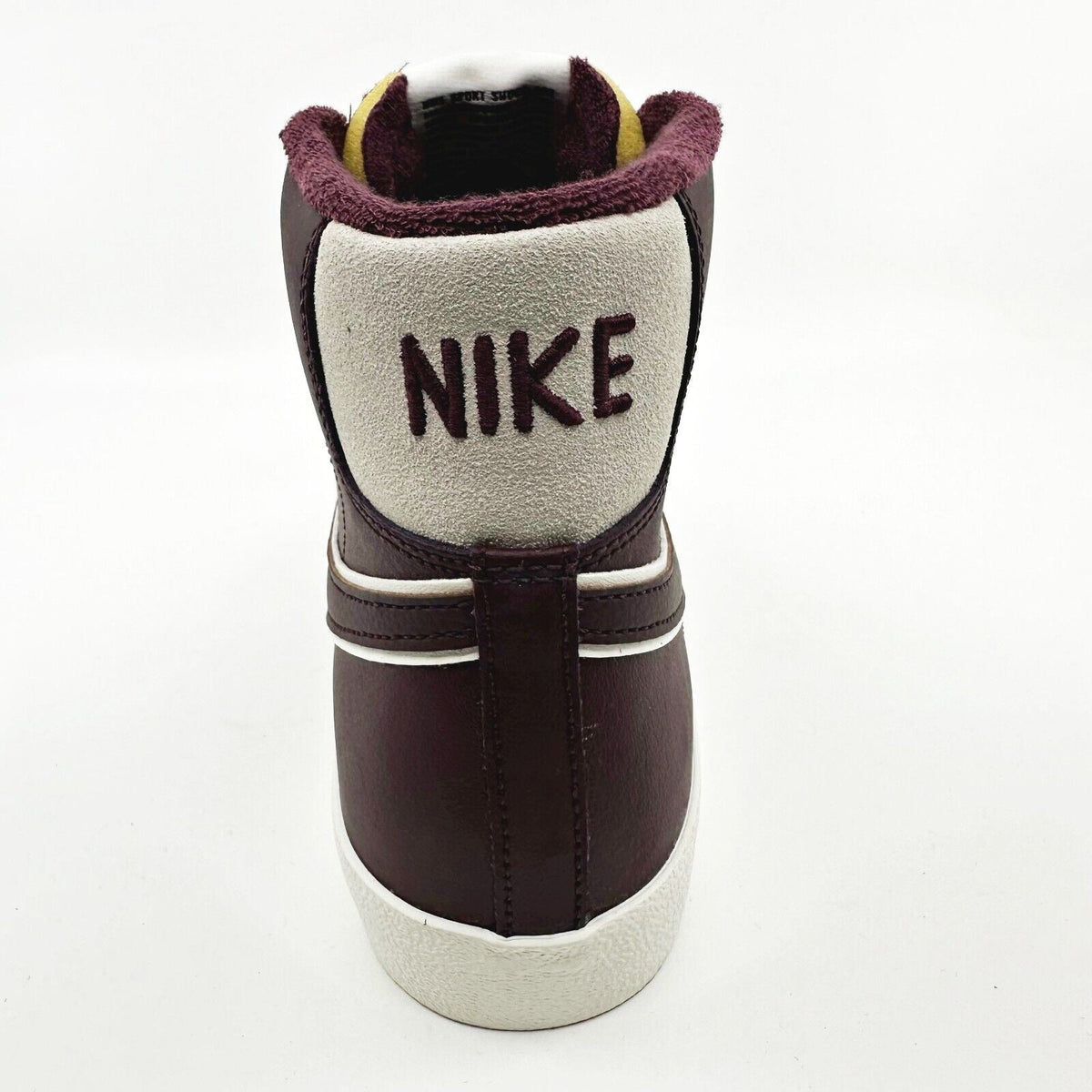 Nike Blazer Mid '77 PRM Night Maroon White Mens Sneakers
