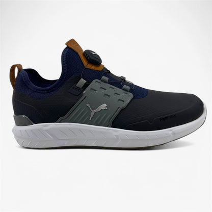 PUMA Ignite Articulate Disc Peacoat Silver Shade Mens Waterproof Golf Shoes