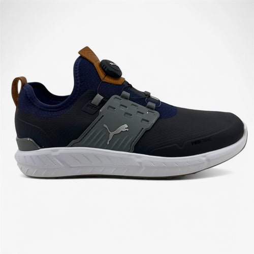 PUMA Ignite Articulate Disc Peacoat Silver Shade Mens Waterproof Golf Shoes