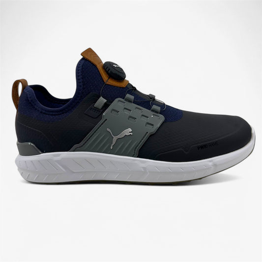 PUMA Ignite Articulate Disc Peacoat Silver Shade Mens Waterproof Golf Shoes
