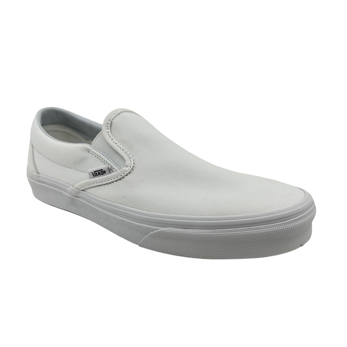 VANS Classic Slip On True White Mens Athletic Sneaker