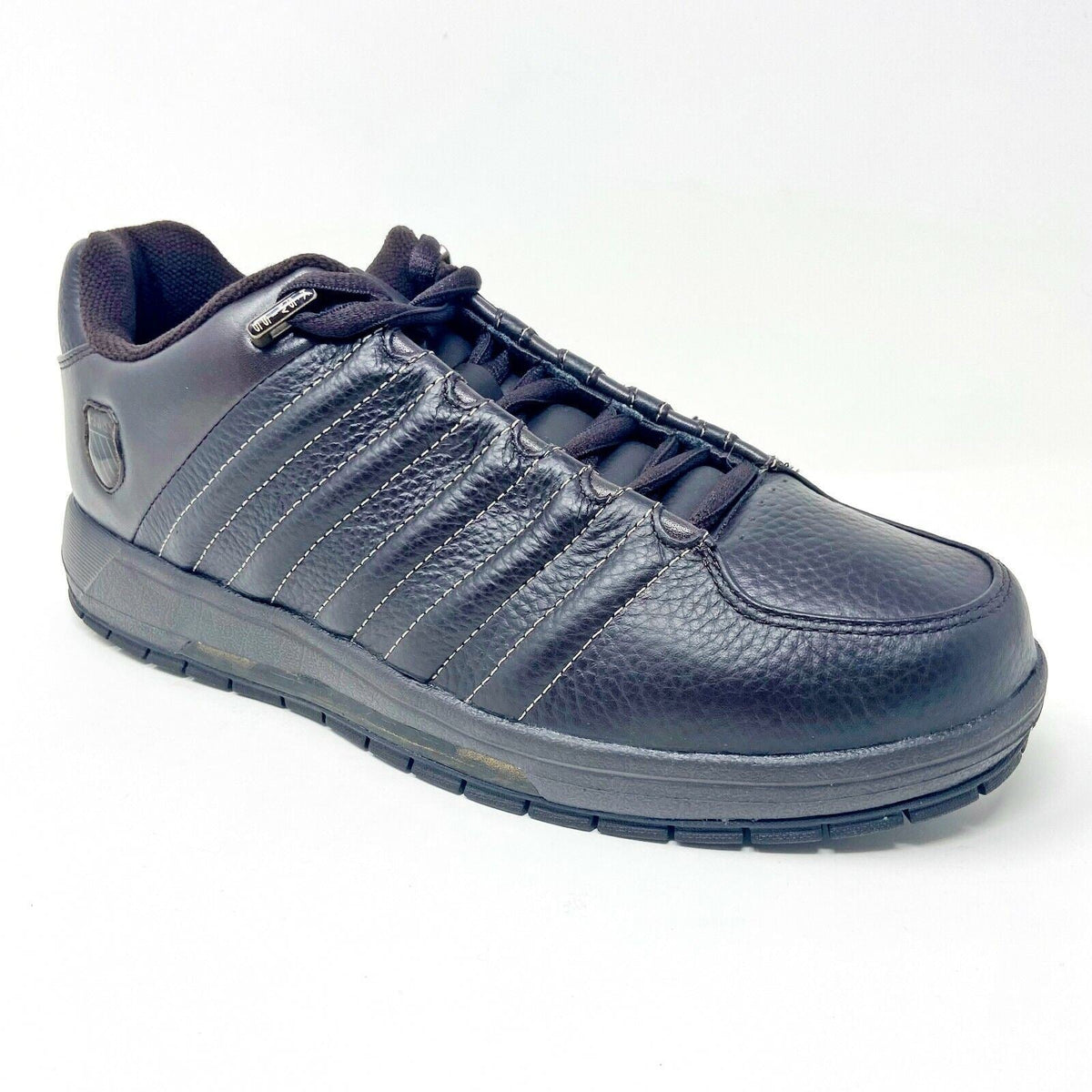 K-Swiss Colyer Dark Brown Oxford Mens Retro Casual Sneakers 01132278