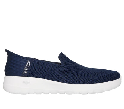 Women's Wide Fit Skechers 124641 Slip-ins Go Walk Joy Vela Shoes