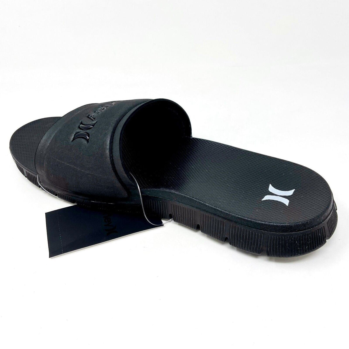 Hurley Fusion Slide Black Womens Size 11 Sandals Slide AJ0058 010