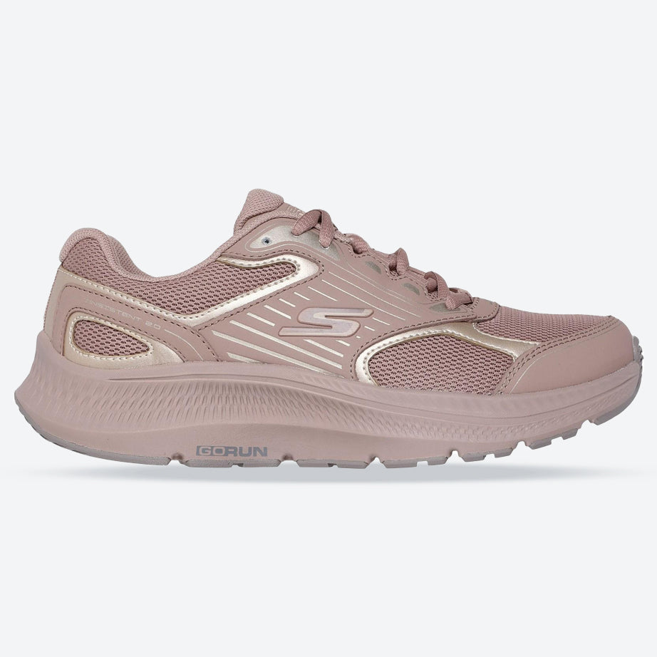 Women's Wide Fit Skechers 128606 Go Run Consistent 2.0 Advantage Trainers