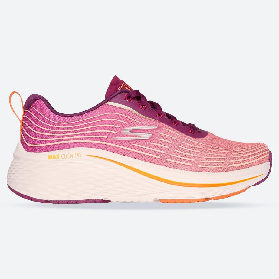 Women's Wide Fit Skechers 129625 Max Cushioning Elite 2 Trainers