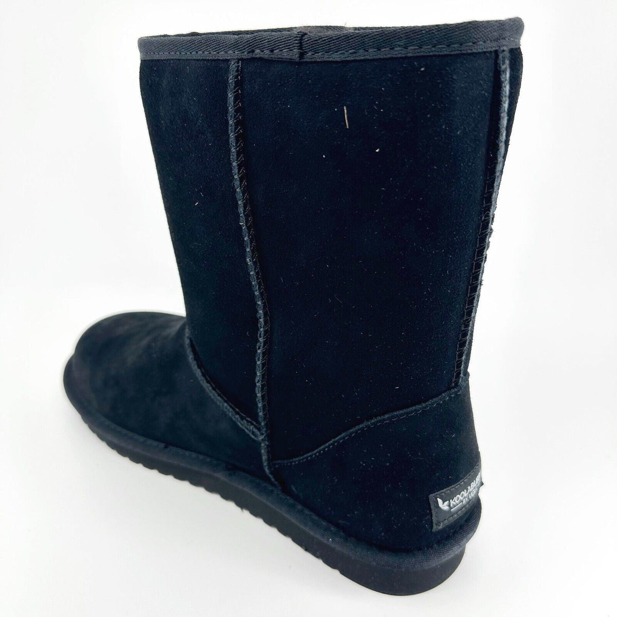 Koolaburra by UGG Koola Short Black Womens Faux Fur Suede Shearling Boots