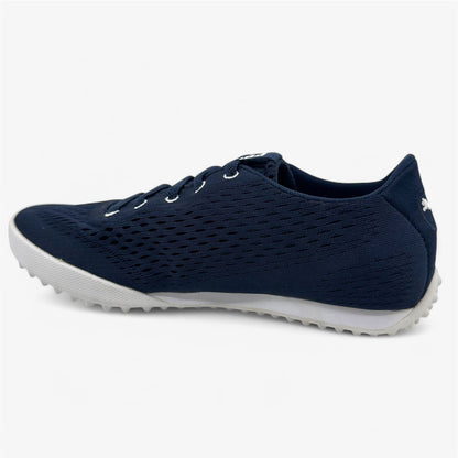 PUMA Monolite Fusion Slip On Navy Blazer White Womens Spikeless Golf Shoes