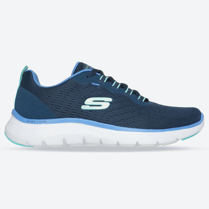 Women's Wide Fit Skechers 150201W Flex Appeal 5.0 New Path Trainers