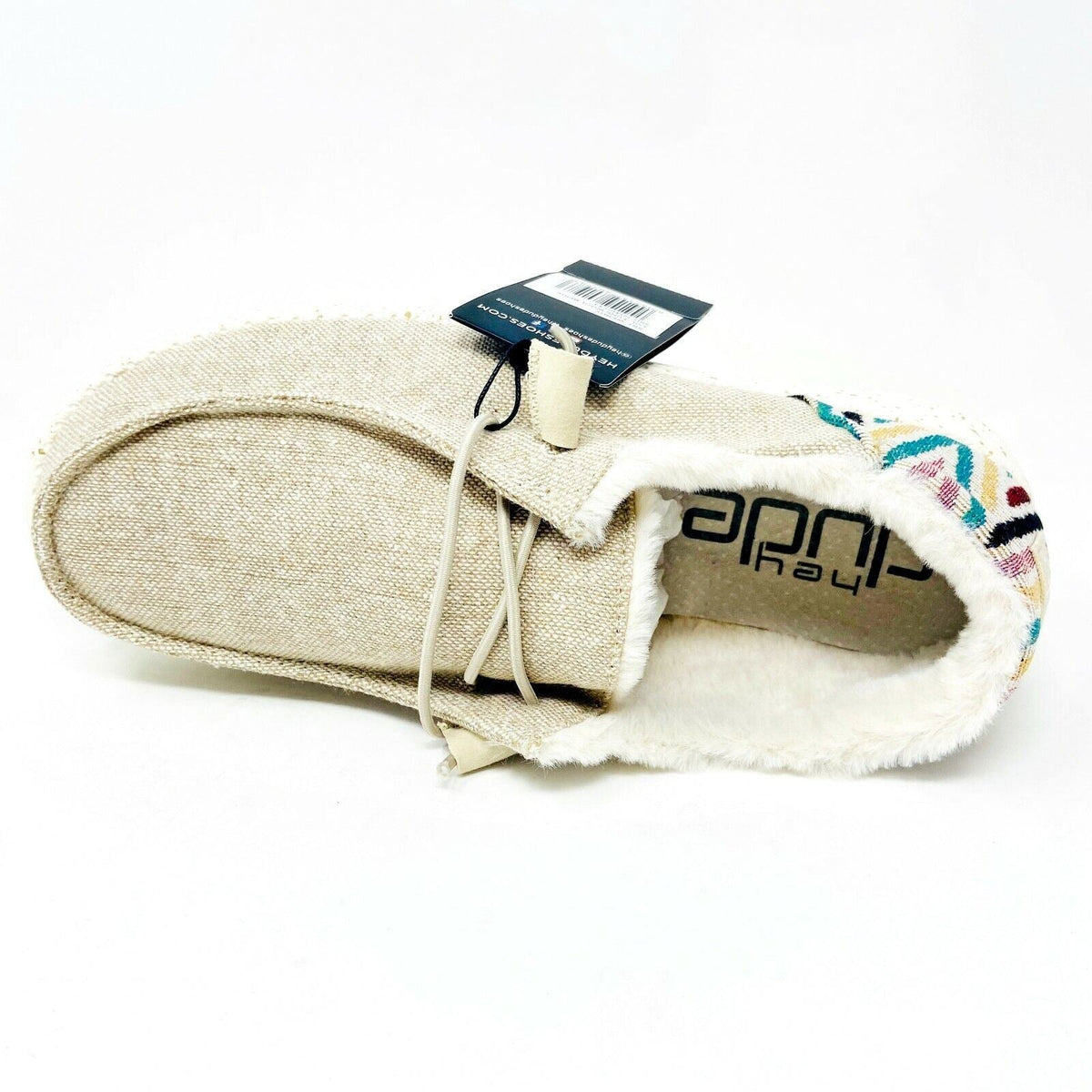 Hey Dude Womens Wendy Funk Wool Beige Size 11 Slip On Walking Comfort Shoes