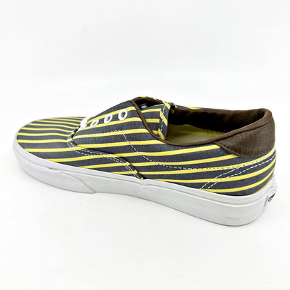 VANS Era 59 (Stripes) Yellow True White Womens Size 5.5 Casual Sneakers