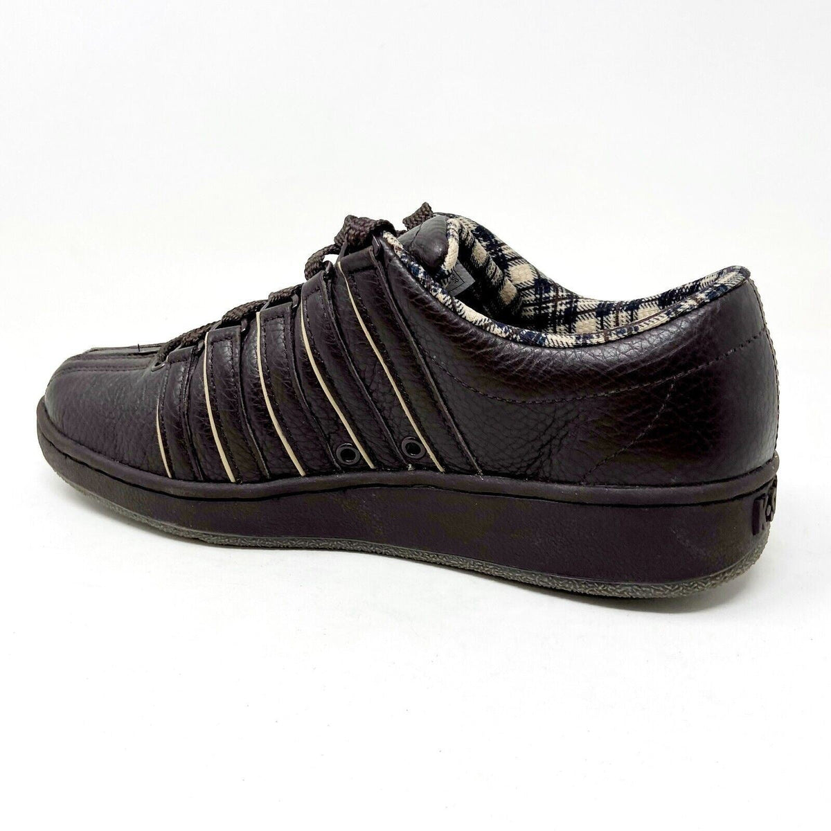 K-Swiss Classic LXP Chocolate Brown Leather Mens Casual Sneakers 01012255