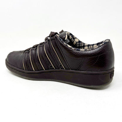 K-Swiss Classic LXP Chocolate Brown Leather Mens Casual Sneakers 01012255