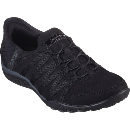 Women's Wide Fit Skechers 100593 Breathe Easy Roll Shoes