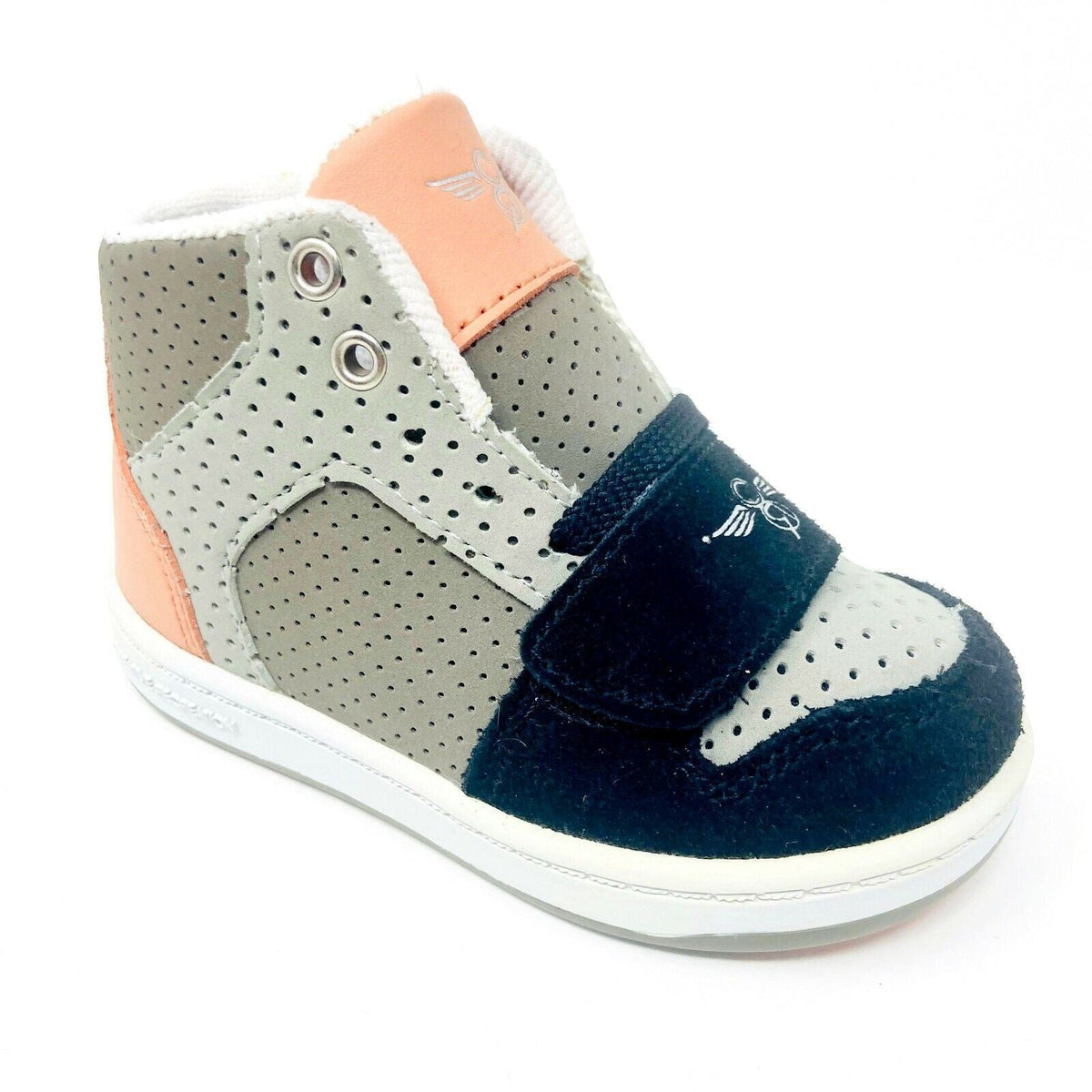 Creative Recreation Cesario Ash Cement Salmon Black Toddler Baby Sneakers