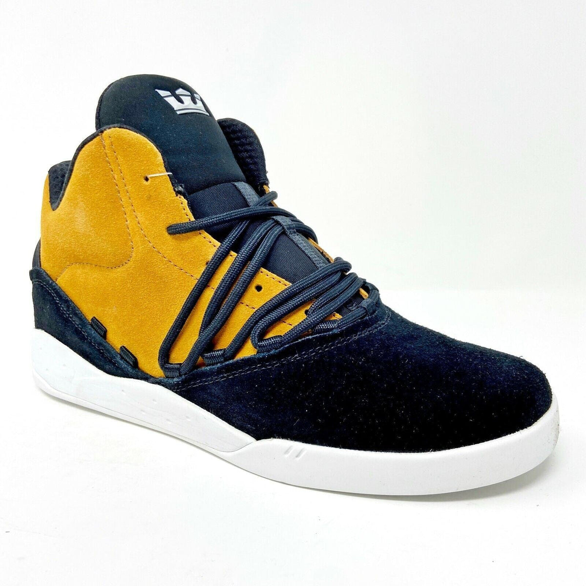 Supra Estaban Black Cathay Spice White Mens Size 8.5 Sneakers S04117