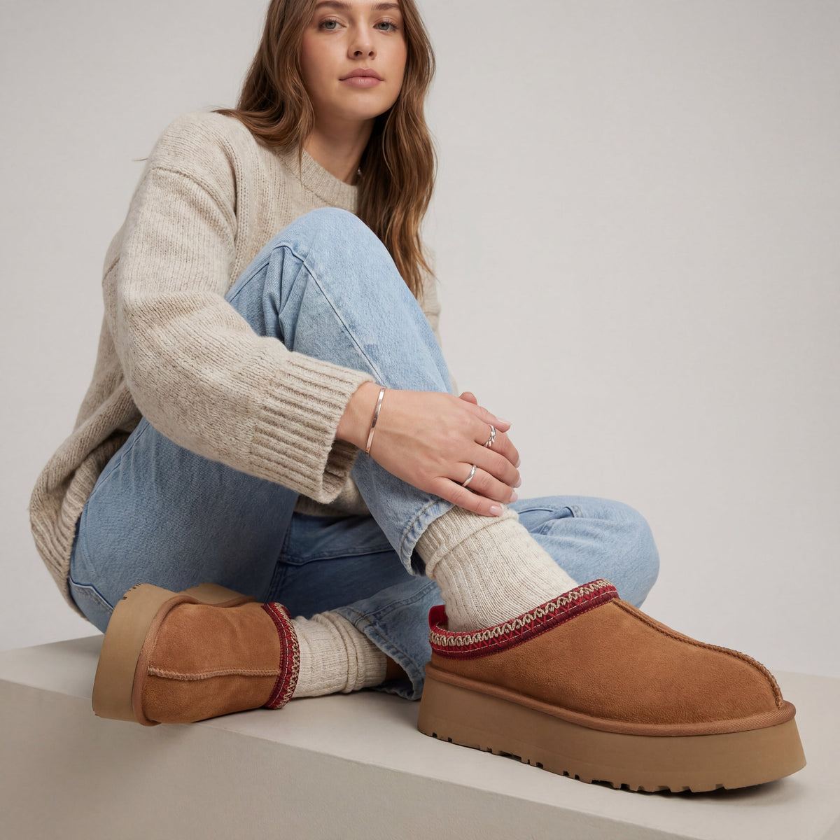 Xtra Sheepskin Shearling Lined Slip-On