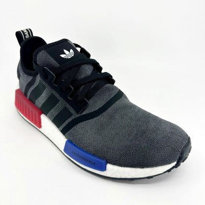 Adidas Originals NMD R1 Core Black Blue Red Mens Running Sneakers HQ4452
