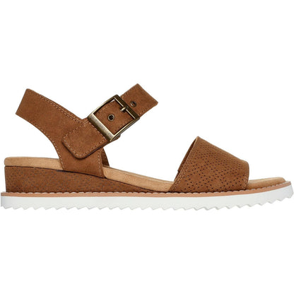Women's Wide Fit Skechers 114147 Bobs Desert Kiss Serendipitous Sandals