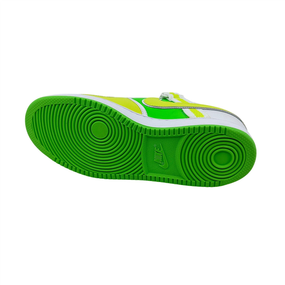 Nike Vandal Low Green Sonic Yellow White Mens Athletic Sneaker
